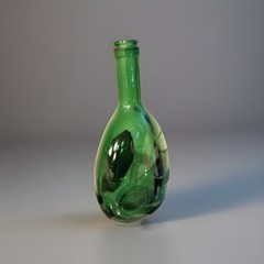 Mateus Green Glass Wine Bottle Product Of Portugal Pint And 9 Ounces No Cap