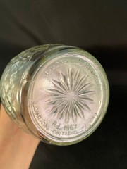 London Winery Ontario Canada Bottle Decanter Glass Cork Glass. Topper Diamonds