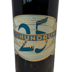 CHARLES WAGNER 2014 CONUNDRUM 25TH ANNIVERSARY 3 LITER WINE BOTTLE FOR DISPLAY
