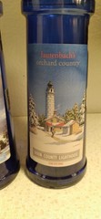 2 Lautenbach&rsquo;s Orchard Country Empty Door County Lighthouse Shaped Wine Bottle