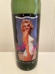 SEXY Swimsuit Marilyn Monroe 1992 Merlot Wine Bottle EMPTY Napa Valley