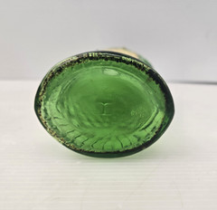 1969 Antinori Bianco Green Glass Fish Wine Bottle Della Costa Toscana Italy 10&Prime;