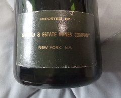 Empty 1979 Perrier Jouet Special Reserve Bottle Perrier-Jouey Champagne Empty