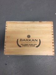 Wine Empty Wooden box for Wine 6 Bottles Barkan 2019