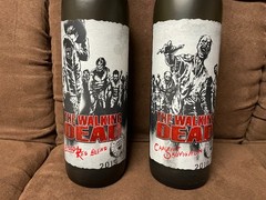 The Walking Dead – Two Empty Wine Bottles, Cabernet Sauvignon, Blood Red Blend