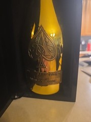 Ace of Spades Armand de Brignac Champagne 750ml Empty Bottle, BOX AND CASE