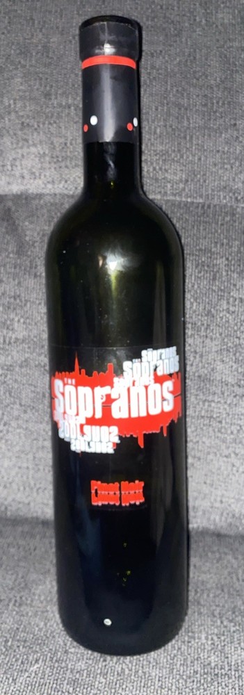 2007 The Sopranos Chianti Empty Wine Bottle