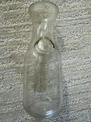 Vintage Paul Masson Clear Glass Wine Carafe Since 1852 Decanter Pitcher