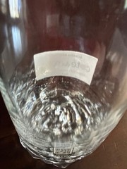 GERARD BERTRAND Cote Des Roses EMPTY WINE BOTTLE Rose Bottom/Pink Glass Stopper