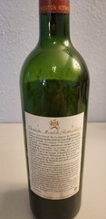 Chateau Mouton Rothschild 1999 Pauillac Bordeaux – Empty Wine Bottle Signed
