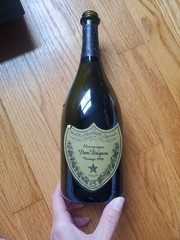 Dom Perignon Moet Champagne Display Box Vintage 1998 With Empty Bottle