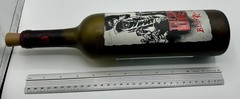 VTG The Walking Dead Blood Red Blend Empty Wine Bottle Lighted 750 mL Exclusive