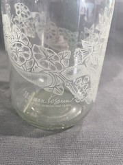 Vintage Paul Masson Norman Kosarin Wine Decanter Carafe Etched Glass 1990