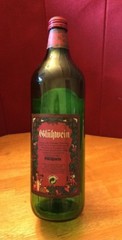 Gluhwein Germany ChristmasMulled Wine Empty 1L Bottle GreenGlass ScrewTop Labels