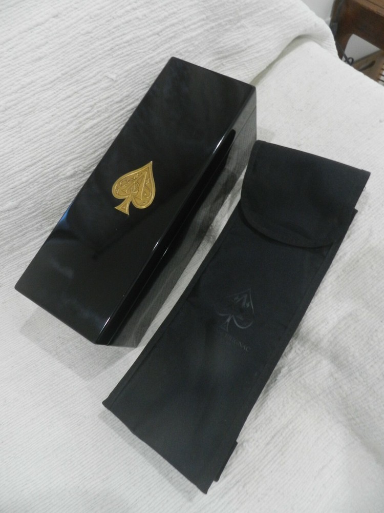 ARMAND DE BRIGNAC ACE OF SPADES ROSE EMPTY BOX & SLEEVE