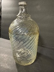 Vintage Italian Swiss Colony California 1950&rsquo;s Glass Gallon Wine Bottle Empty