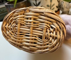 Vintag 1959 Quinta Lisbon Wine Portugal Wicker Wrapped Empty Glass Wine Bottle