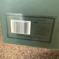 Vintage 1985 Cuvee&rsquo; Dom Perignon Champagne Empty Green Box