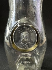 Vintage Paul Masson « Since 1852 » Glass Milk Wine Carafe – Embossed Bottom