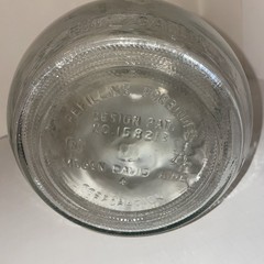 Vintage MOGEN & DAVID 1 GALLON Clear GLASS WINE BOTTLE With Lid – Star Of David