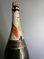 Vintage G.H. Mumm Reims CHAMPAGNE Large 22” EMPTY Bar Back Bottle Sign Display