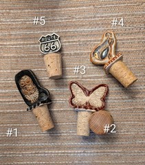 Blue Happy Cat Wine Bottle 13&Prime; 1 Free Cork Of Choice RHEINHESSEN-RIESLING Empty