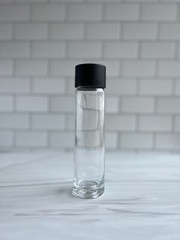 NEW 200ml Glass Bottle with Cap – $.50/unit