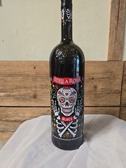 Stella Rosa Black Limited Edition Painted Skulls Heart Eyes- Empty Bottle