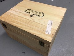 Wine Empty Wooden box for Wine 6 Bottles Barkan 2019