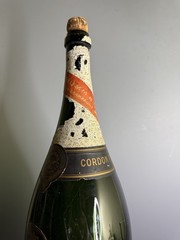 Vintage G.H. Mumm Reims CHAMPAGNE Large 22” EMPTY Bar Back Bottle Sign Display