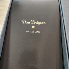 Dom Perignon 2003 Vintage EMPTY Bottle 750ml with Gift Box & 2 Original Booklets