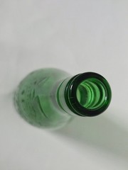 Antique Garrett & Co Green Glass Wine Bottle Monticello New York St Louis
