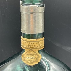 Mateus Green Glass Bottle Labels 1 Pt 9 oz Sogrape Rose Wine Portugal Vintage