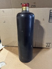 Black Tower German Empty Wine Bottle 1970 Vintage German Crock Bottle