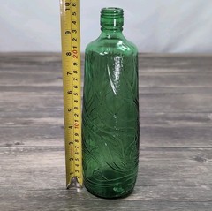 Gallo Ripple Wine Bottle 4/5 Quart Rare Green Glass 10&Prime; Vintage Design 1960&rsquo;s