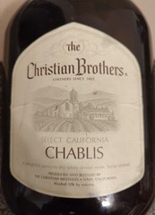 Christian Brothers Winery Napa California Gallon Glass Jug Dark Amber with Label