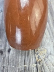 Vintage Stoneware Moonshine Wine Bottles Red/Brown Jugs