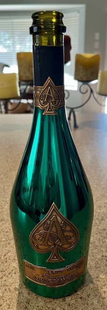 Armand De Brignac Ace of Spades Brut GREEN Empty Champagne Bottle 750ML Limited