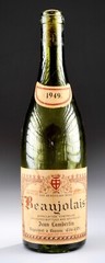 Empty Bottle Jean Lambertin 1949 Red « Beaujolais » Wine Bottle (#2)