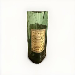 Rioja Santiago Spanish Burgundy Wine Bottle 1961 Green Glass Red Seal 1 Pt