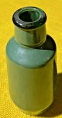 Vintage Portuguese Small Green Glass Bottle JM DA Fonseca Azeitao Portugal