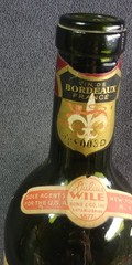 1952 Wine Bottle Tax Stamp Julius Wile Chateau La Garde Claret Louis Eschenauer