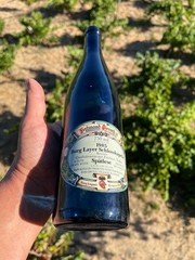 Vintage Burg Layer Schlosskapelle 1985 German Riesling Wine Bottle EMPTY