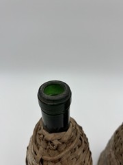 2 Vintage Wicker Case Wine Bottles 1966 – Quinta Lisbon Wine – Portugal (empty)