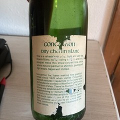 Vintage Empty wine bottle 1979 CONCANNON Cork Still In Bottle Not Opened.