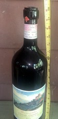 Jeroboam Double Magnum 3L Empty Wine Bottle Monsanto Chianti 1988 18&Prime;tall