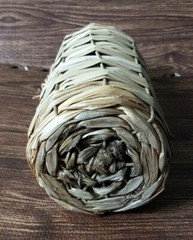 WINE BOTTLE WICKER BASKET Green Bottle with cork Italy Vintage empty