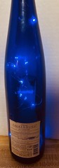 2013 Cobalt Blue 19” German Glass Johann Falkenburg Riesling Wine Bottle Light