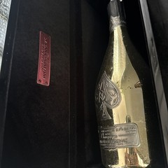 3 Ace Of Spades (BOX SET) W/ EMPTY bottles- Green And Silver Bottles!