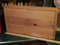 Paul Masson ~ Since 1852 ~ [22.5 » x 12.5 »] WOOD WINE CRATE Vtg Winery Box Ltd